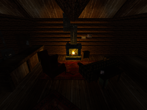 A Mans Log Cabin