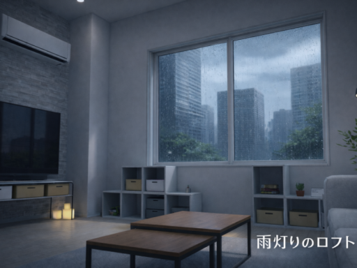 雨灯りのロフト