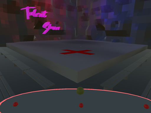 Talent show stage