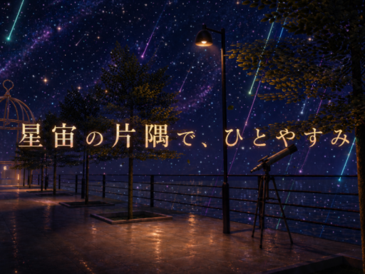 星宙の片隅で、ひとやすみ