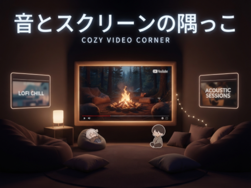 音とスクリーンの隅っこ