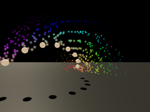 Rainbow Pendulum Wave