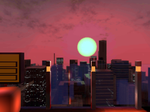 Blades edit of sunset lookout