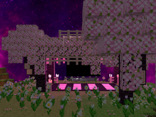 Cherry blossom Island