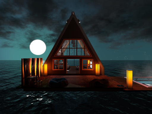 海上小屋