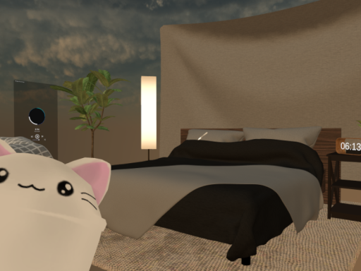 A bed in space․