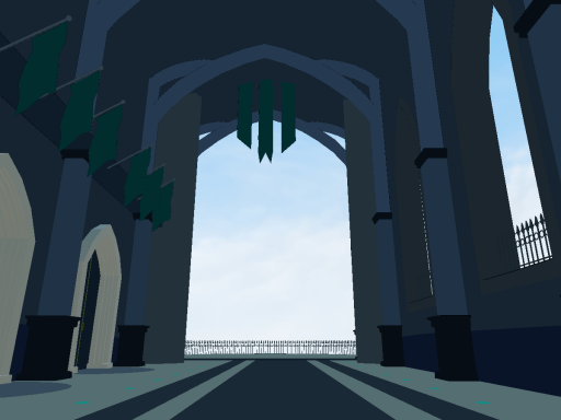 RWBY Beacon Hallway
