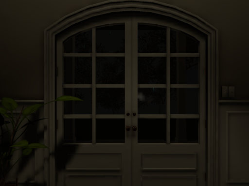 Downpoi At Night