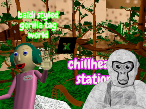 baldi styled gorilla tag world x Chillheads garage （chills archives）