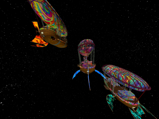 Ice Airship Trio