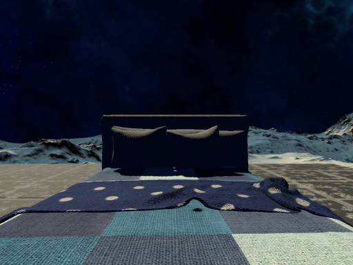 sky and bed