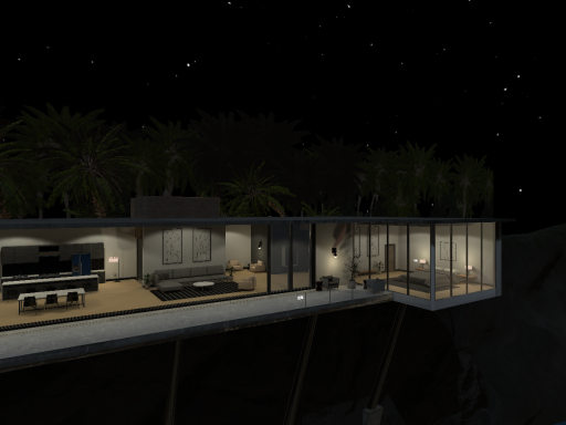 Quiet cliff apartment
