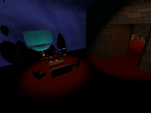 Clarissas comfy couch