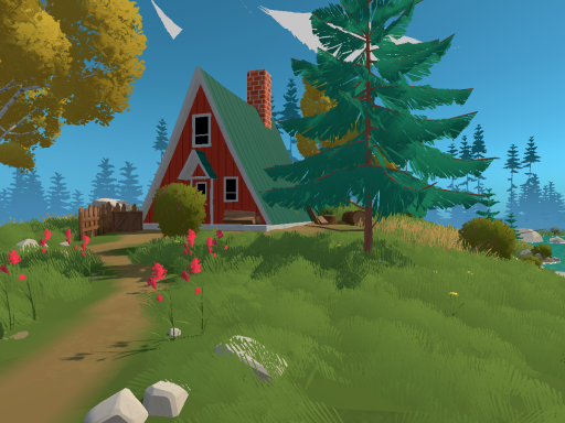 Illustrated Forest Cabin