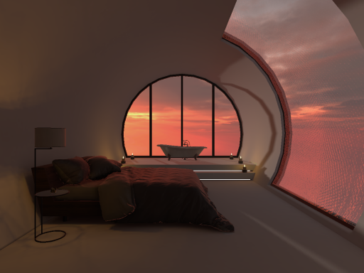 Spherical room
