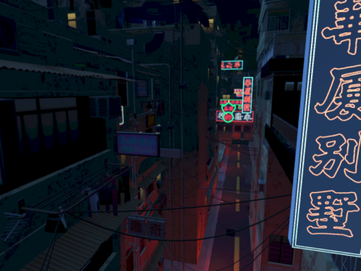 PROJECT MIX˸ VR Cyberpunk Rooftop⁄Bar⁄Apartment