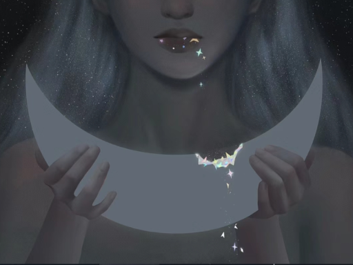 山月の月