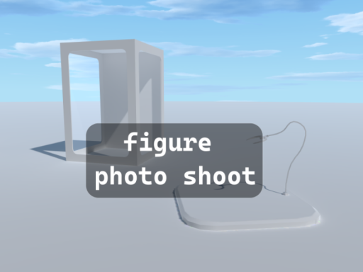 figure photo shoot