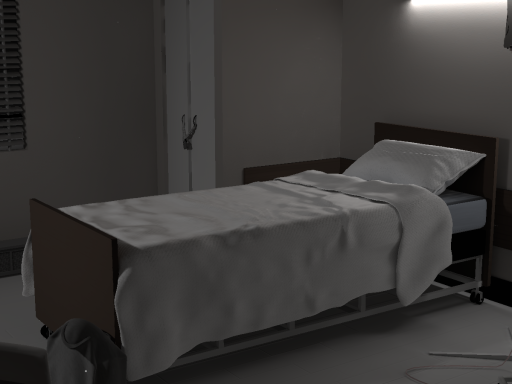 just a hospital bed