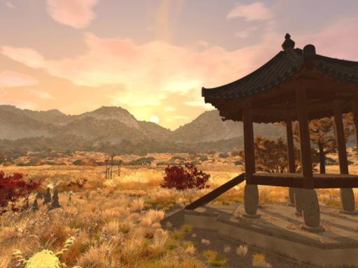 Autumn Susuki Hill